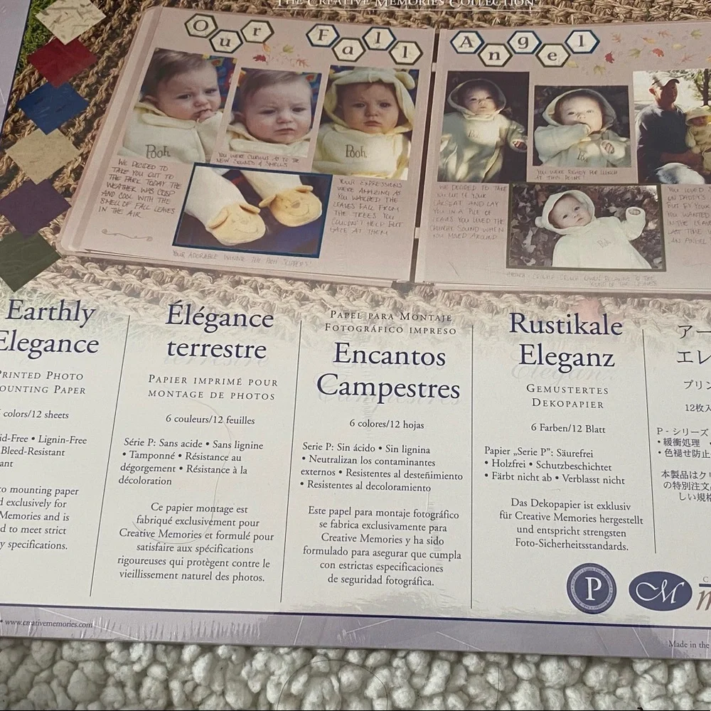 Creative Memories scrapbooking paper earthly elegance